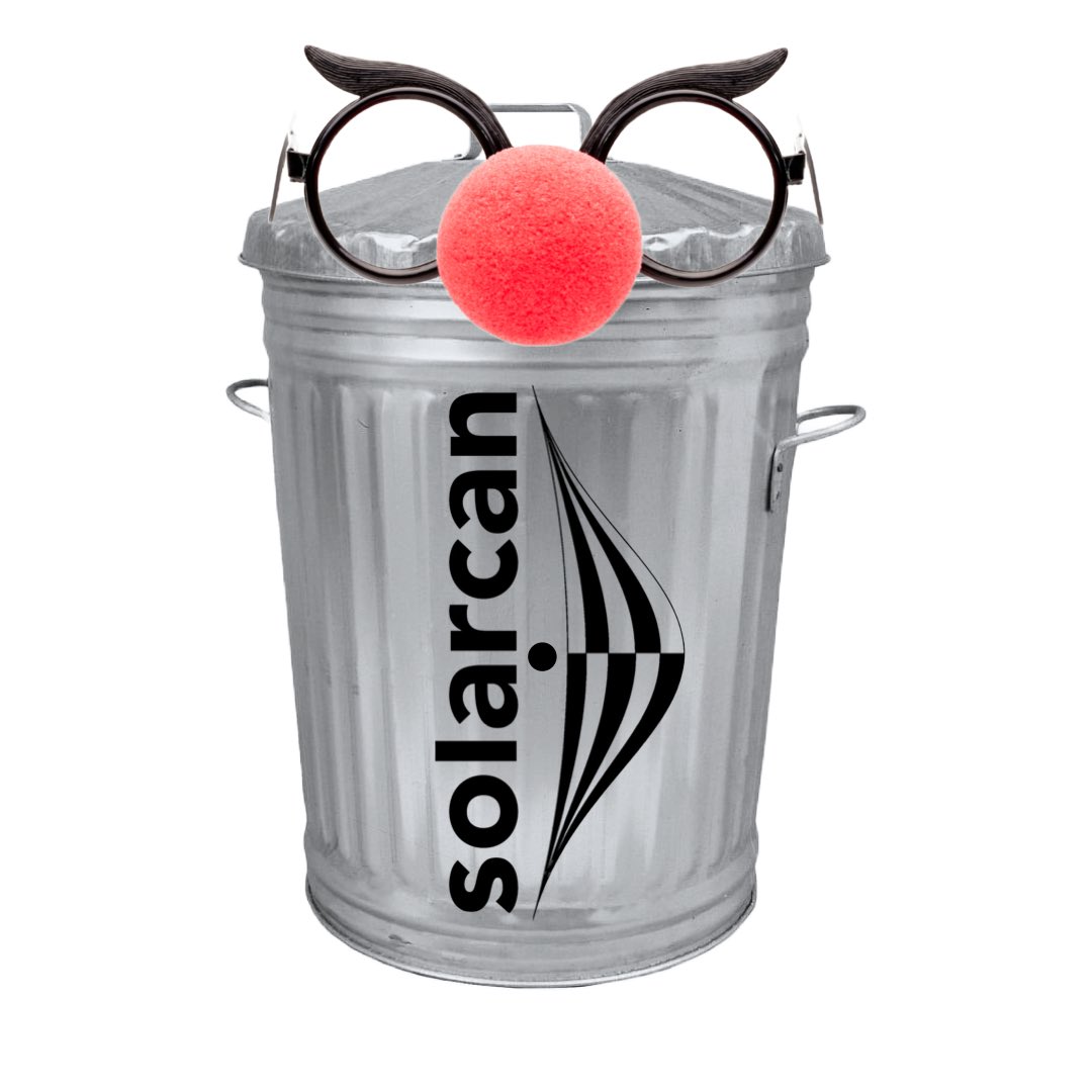 TheSolarCan's tweet photo. Oh dear, we accidentally created demand for a dustbin. 

Needless to say, April Fools 🎉 🤡  Sorry to the people who fell for it 😈 https://t.co/O4VF0BmWlK