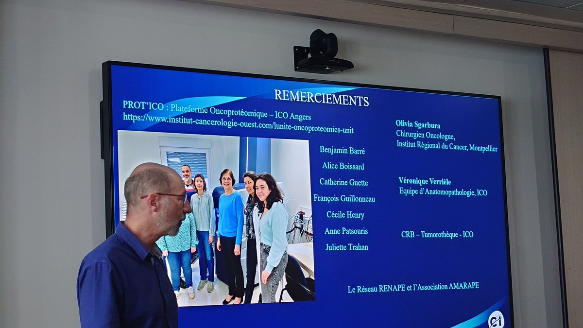 AssocAmarape's tweet photo. #AG2023 #AMARAPE
Félicitations 👏 au Dr Daniel #Pouliquen, lauréat d'une bourse de #recherche pour son étude sur les biomarqueurs d'invasivité dans le mesotheliome malin au titre de l'AAP #recherche conjoint @AssocAmarape @AllianceMR https://t.co/qipsHTU2Um