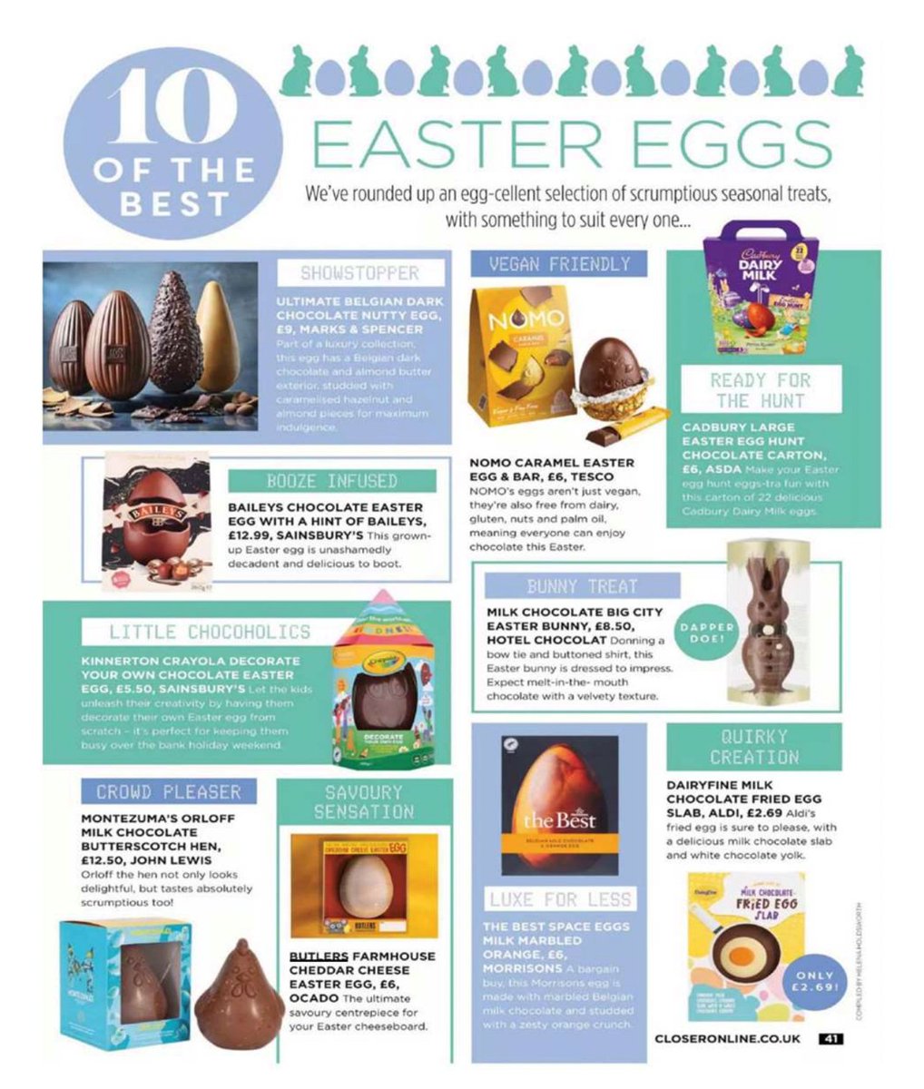 ButlersCheese's tweet photo. Thank you @CloserOnline, for picking our #Cheddar Easter egg as one of your top 10 #eastereggs. They all look great for #gifting. Don't forget last orders are tomorrow ➡ https://t.co/jEWwRtOOrJ https://t.co/hmxsCGyGDv