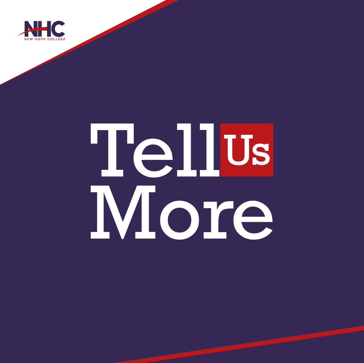 NewHopeCollege1's tweet photo. Congratulations on the professional quality of your presentation to our new program “Tell Us More”. https://t.co/2zIUyR8IhQ