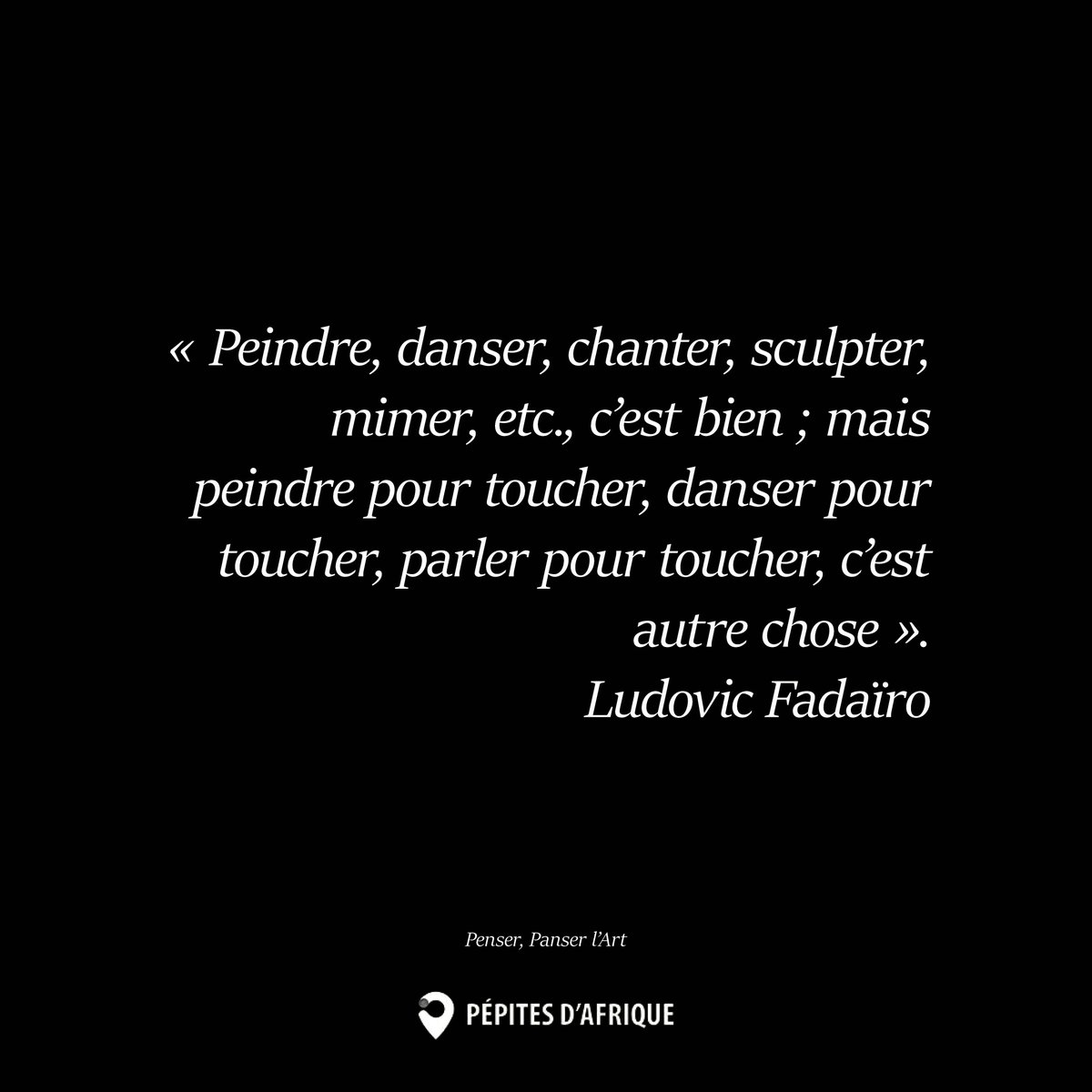 DPepites's tweet photo. 🔔 Art Citation 🔔

By the great @ludovicfadairo 

•

Have a good month, everyone

•

#citation #citationparis #citationsparis #citationinspirante #citationartiste #citationart https://t.co/YMisLoDqxv