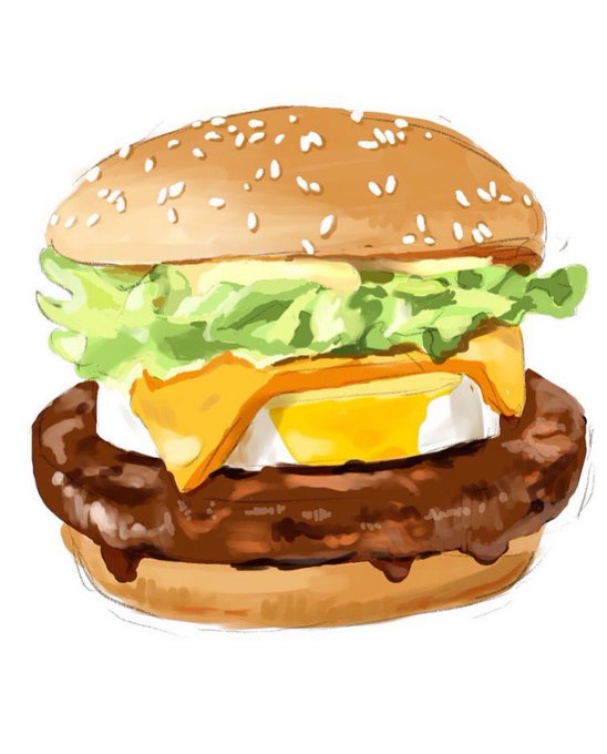 「ハンバーガー チーズ」のTwitter画像/イラスト(新着)｜5ページ目