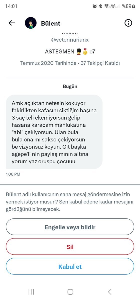 Artık kudurmaktan ne yapacaklarını nasıl hakaret edeceklerini şaşırdılar. Şimdi mahkemeye versem köpek gibi yalvartırım ama hiç uğraşacak vaktim yok. Gerizekalı mahlukatın açlık seviyesi kafadaki saç. Demekki rahmetli Mustafa Koç açlıktan öldü.
