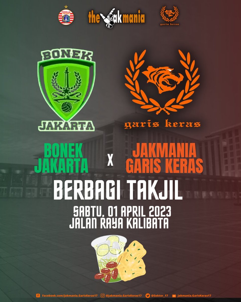 Alvinarancia17's tweet photo. Berbagi takjil bersama @bonekpersebaya di lamer Kalibata
#JS35 https://t.co/xoeUWcFXfn