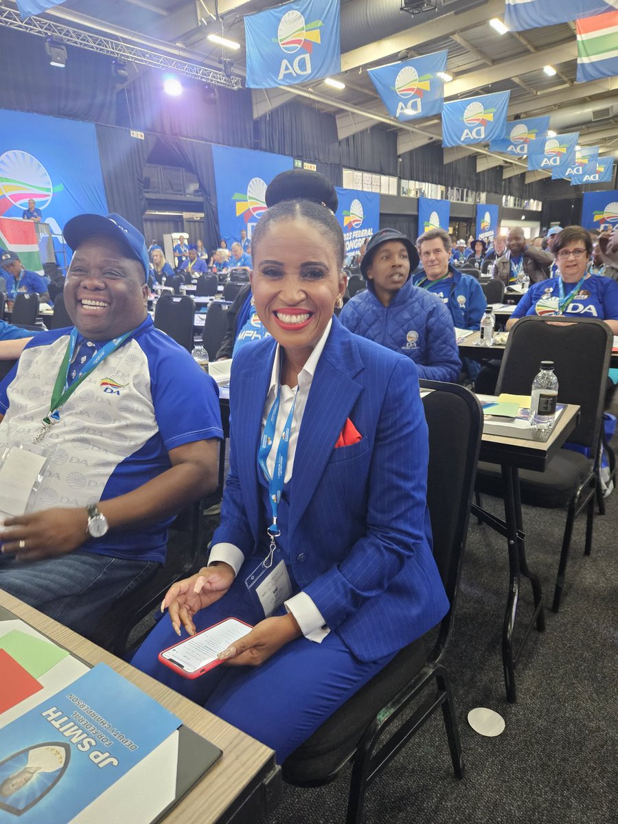 Spotted Mpho Phalalatse. #DAcongress2023 @News24 (@BongeMacupe)