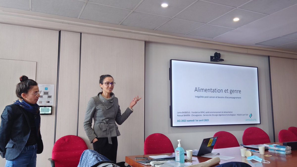 AssocAmarape's tweet photo. #AG2023 #AMARAPE
Dernière intervention de la matinée sur l'alimentation par Lara Basbous et Naoual Bakrin avant de déjeuner ensemble et pour un moment de convivialité #raredisease #maladierare
@AssocAmarape https://t.co/9Mu1bhHf3o