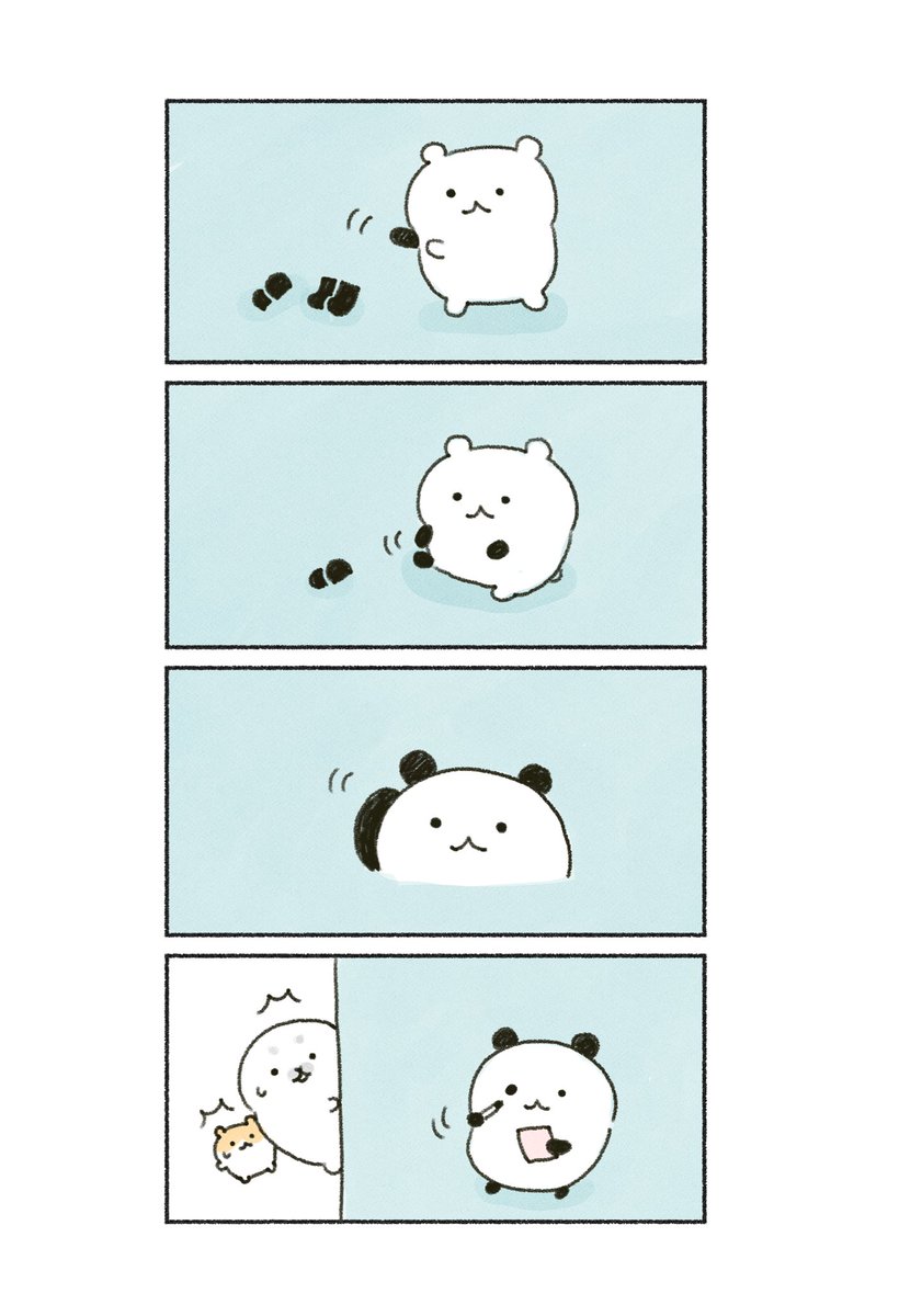 パンダの真の姿…🐻‍❄️？

#エイプリルフール https://t.co/CmYDCvQUGs