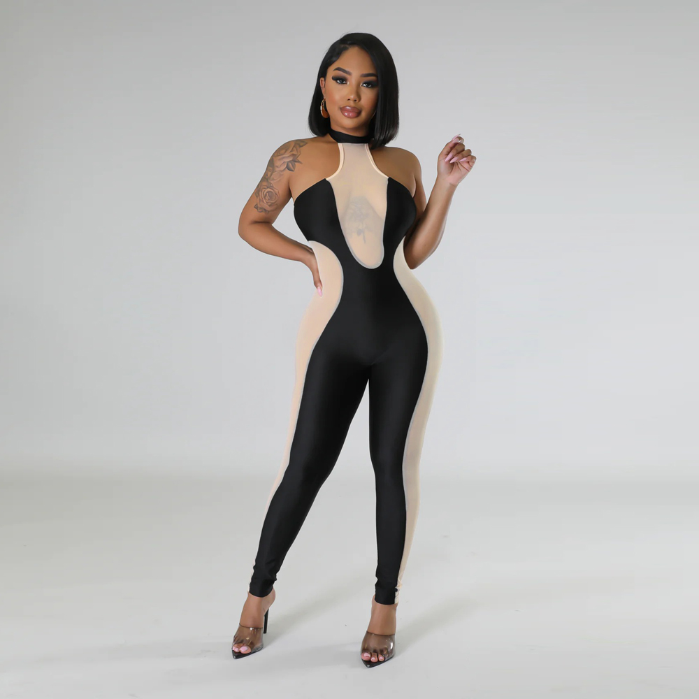 LibraOuyang's tweet photo. CY900527 🤩Halter Sexy Sleeveless jumpsuit

#jumpsuit #performancewear #womenclothing https://t.co/GInhxq3z7B