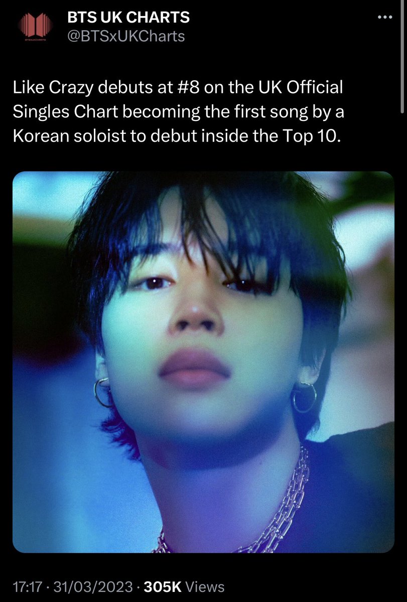BTS UK CHARTS tweet media