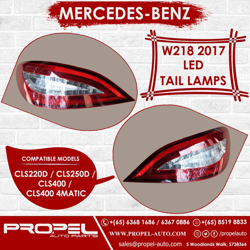 propelauto's tweet photo. Mercedes W218 CLS LED Tail Lamps #ForSale
Shop now at #PropelAutoParts
#W218 #CLS220 #CLS250 #CLS400 #SG #Taillamps #MercedesBenz #LED #ledlights #TailLight #Carlight #Electrical #Lightning #Carparts #MercedesParts #Genuine #Original #Autoparts #Business #Weekend #Shop #Now https://t.co/6dWQgzJ6sG