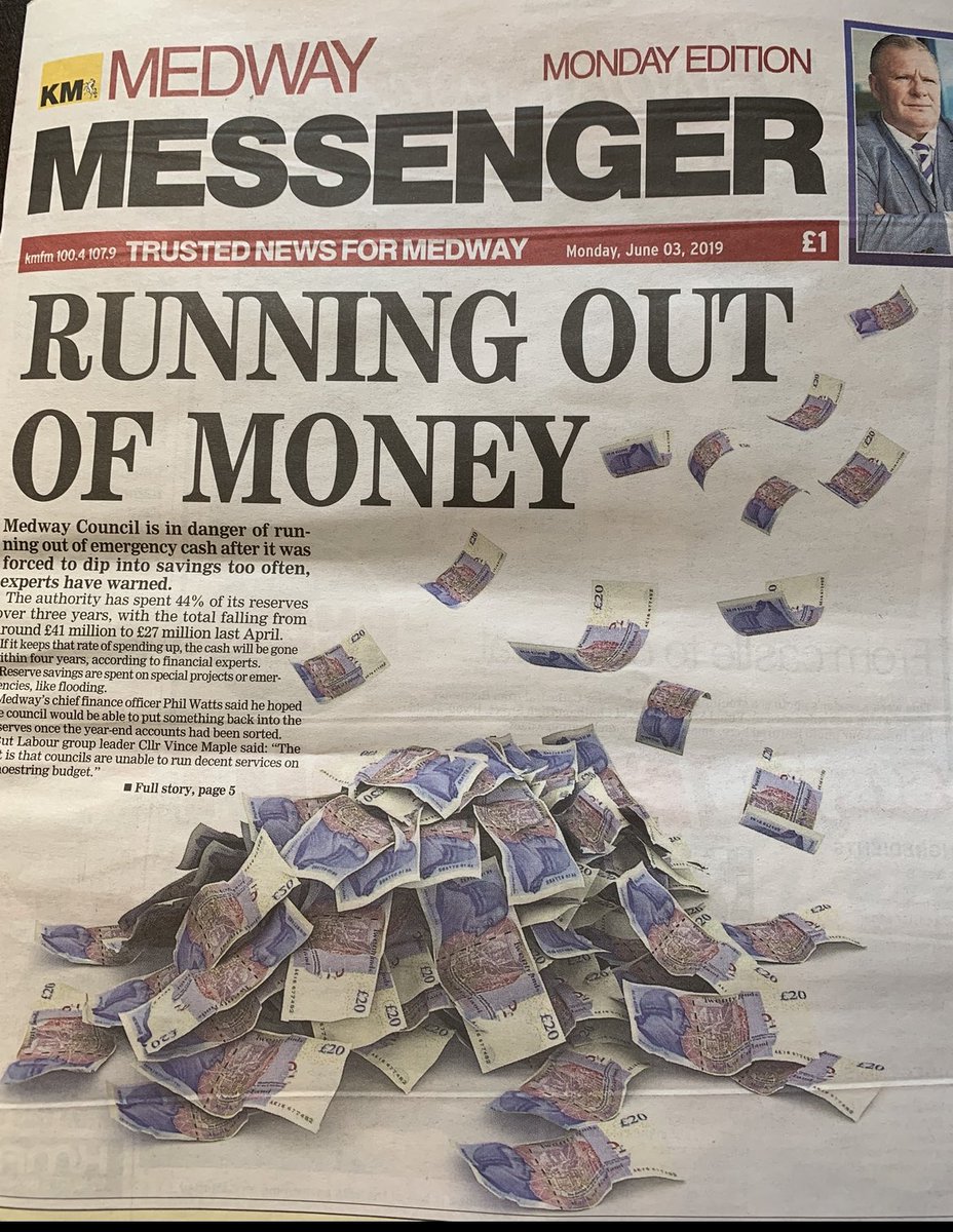Not sure we should be taking lessons on figures from <a href="/MedwayTories/">Medway Conservatives</a> 

Our residents should never have council finances put at risk again with the incompetence of the last 4 years of Crouch, Chisthi and Tolhurst Tory mismanagement.
