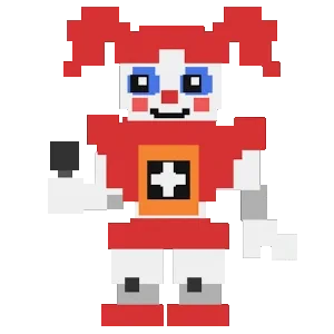 today's clown of the day is Circus Baby from Five Nights at Freddy's! 