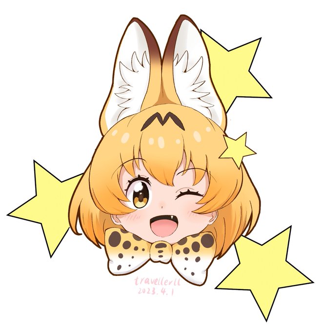 画面の色味を調整して,かわいくなったと思います🤔🤔🤔#けものフレンズ #サーバルちゃん 