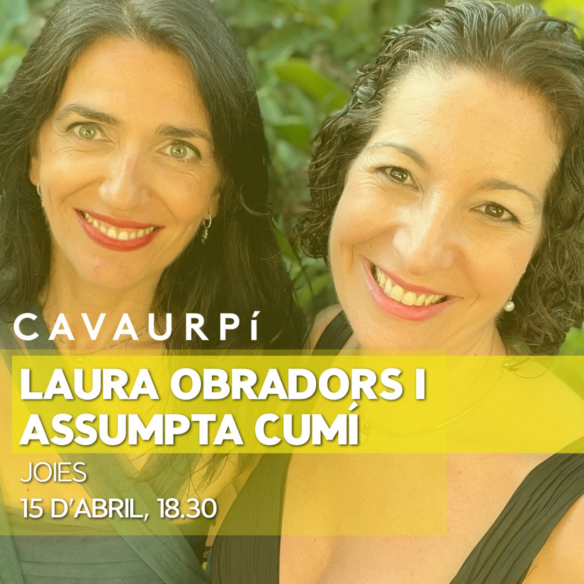 cavaurpi's tweet photo. 🎼 Laura Obradors (soprano) i Assumpta Cumi (mezzo) presenten 'Joies'
📆 Diumenge 16 d'abril, 18.30
📍 @cavaurpi #Sabadell 
🎟️ Entrades a https://t.co/Ok4HpjgGmZ https://t.co/n6InzIRxrM