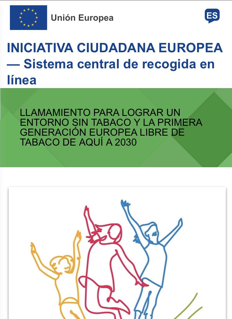 oben_es's tweet image. Recogida de firmas en la Unión Europea para lograr un entorno sin tabaco eci.ec.europa.eu/029/public/#/s…

#StopTabaco #Tabaco #FelizSabado