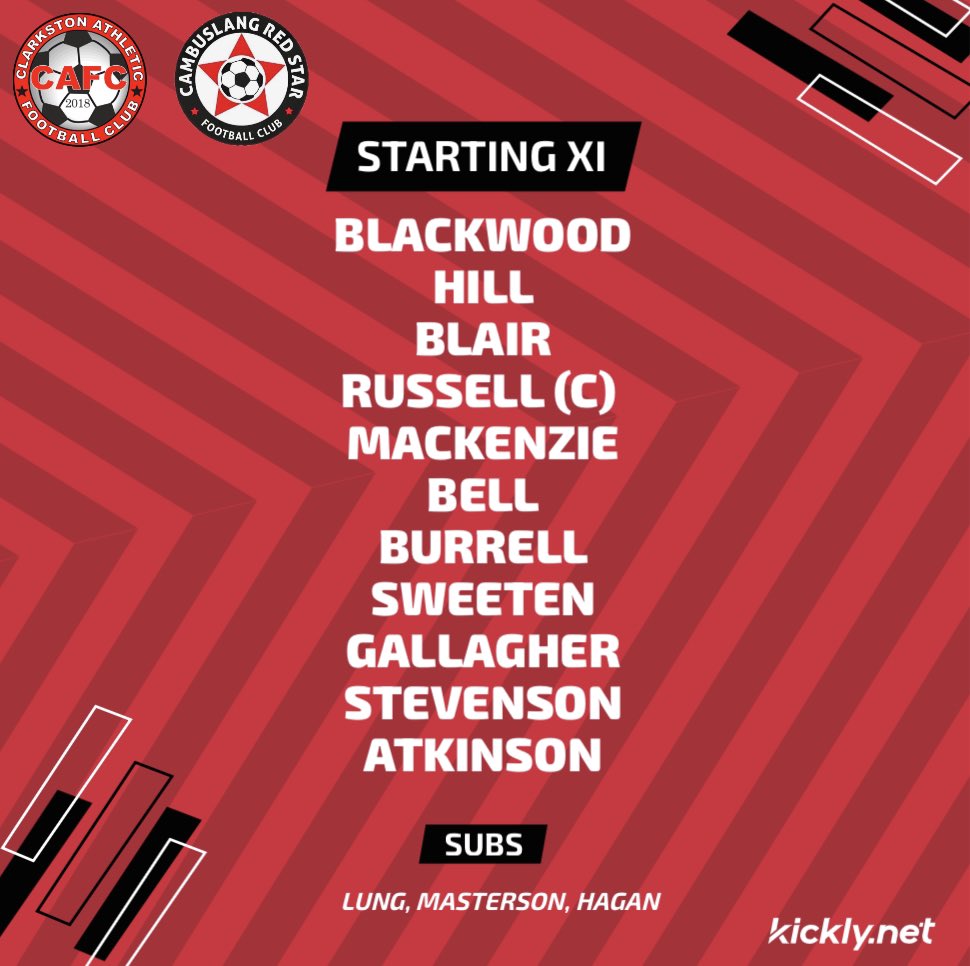 CRS_2006's tweet photo. 📋 Your team to face Clarkston Athletic this morning! 

#MonTheRedstar https://t.co/5cvRq2sXzI