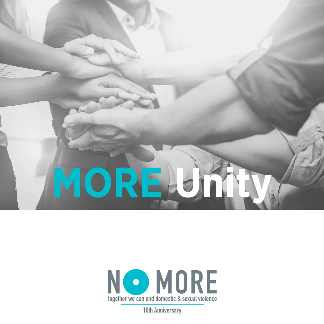 NOMOREorg's tweet photo. In honor of Sexual Assault Awareness Month, let us strive for MORE unity in our efforts to end sexual violence. Together, we can work towards creating a culture that prioritizes consent, respect, and safety for all individuals.  #SAAM #morenomore https://t.co/ADTjebiBne