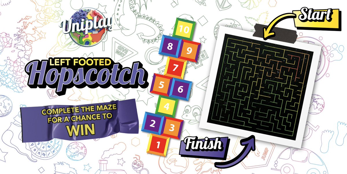 Here is your chance to win a left-footed hopscotch!!😱

Finish the maze, like this post, comment done and tag three people!✅

Winner will be announced 31st April, Good luck!!🤩