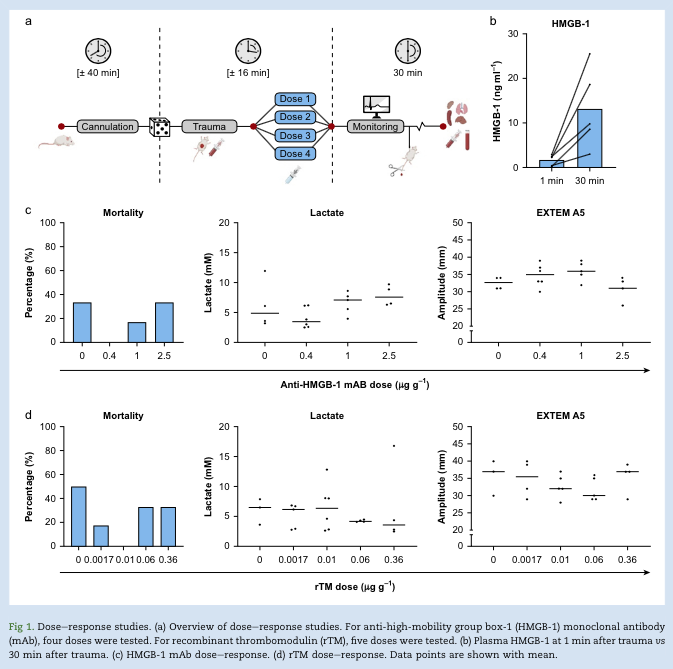 BJAJournals's tweet photo. Anti-high-mobility group box-1 treatment strategies improve trauma-induced coagulopathy in a mouse model of trauma and shock. New laboratory study by Sloos et al. 

#trauma #injury #bleeding

https://t.co/99L06DPqYP https://t.co/LhFzycM7CD