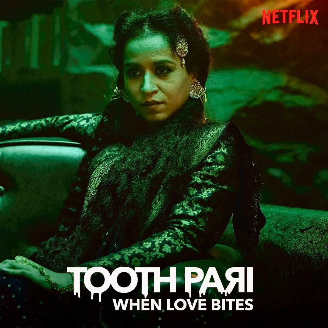 TillotamaShome's tweet image. Keep your eyes wide open for Meera “the poetry in motion”, who can go from finesse✨ to finish😈 real quick. #ToothPari comes to @netflix_in on the 20th of April @pratimDgupta @_adilhussain @shantanum07 @sikandarkher  @SaswataTweets @revathyasha #TanyaManiktala @EndemolShineIND