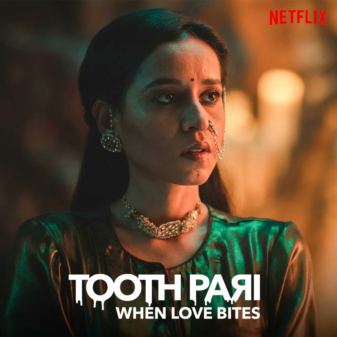 TillotamaShome's tweet image. Keep your eyes wide open for Meera “the poetry in motion”, who can go from finesse✨ to finish😈 real quick. #ToothPari comes to @netflix_in on the 20th of April @pratimDgupta @_adilhussain @shantanum07 @sikandarkher  @SaswataTweets @revathyasha #TanyaManiktala @EndemolShineIND