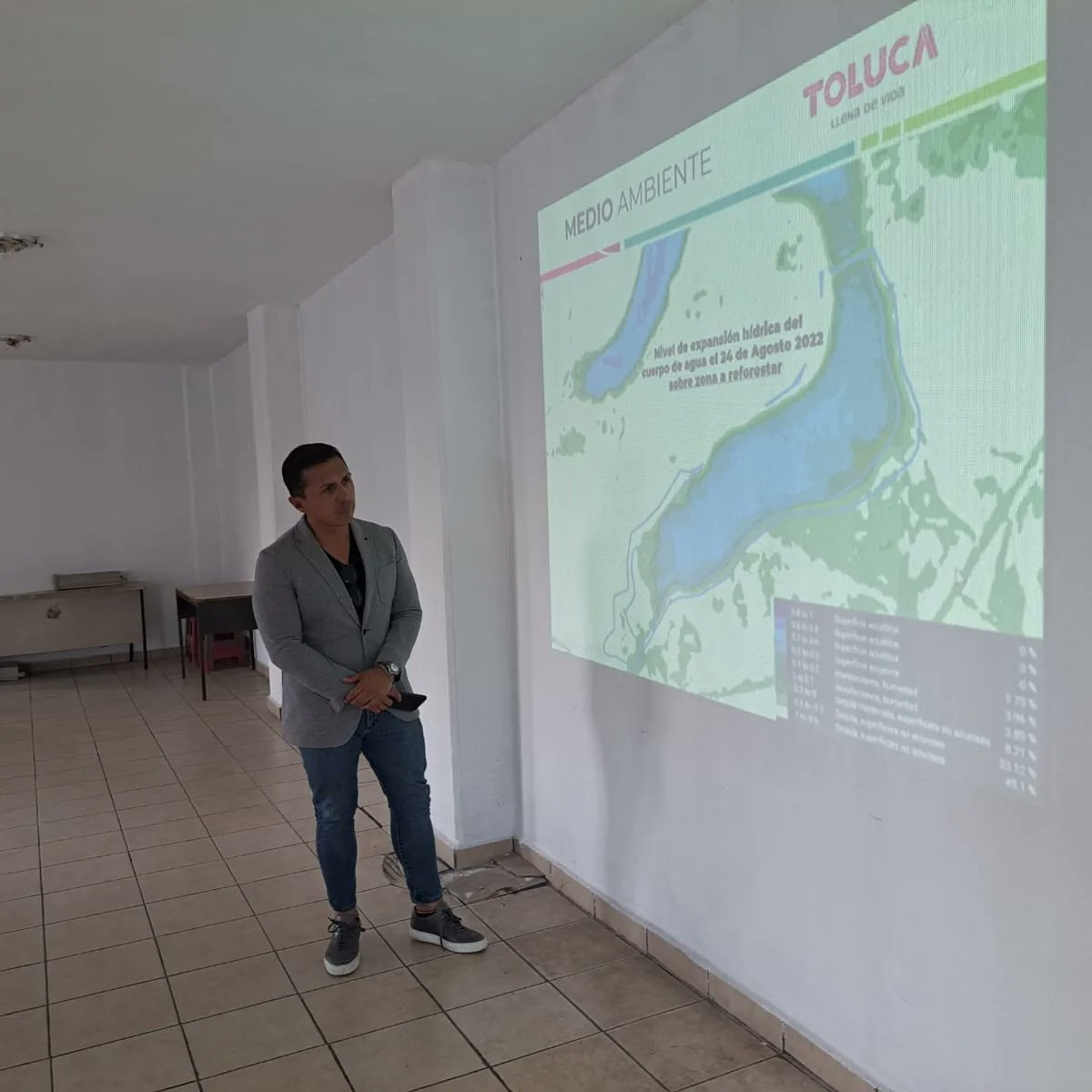 Presentes en Tlachaloya 1ra Sección con delegados y empresarios, promoveremos vínculos con  <a href="/conagua_mx/">Conagua</a>  y <a href="/CEPANAF/">CEPANAF</a> para llevar a cabo un "Programa Integral de limpieza y Restauración Forestal" en la Presa "José Antonio Arzate" para su restauración y conservación.