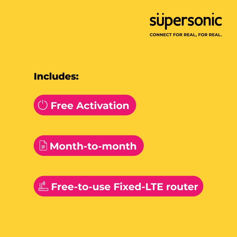 supersonicfibre's tweet photo. April For Real Deal Price Drop!
Get Uncapped Fixed-LTE Lite for R399pm was R499.
Free Activation || Month-to-month || Free-to-use Fixed-LTE router
https://t.co/oXMLvfY40U
#ConnectForRealForReal
#SupersonicForRealDeal