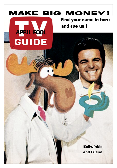 waybackattack's tweet photo. #AprilFool #TVGuide #Bullwinkle #VinceEdwards #BenCasey #DeccaRecords https://t.co/CV6AC53LIs