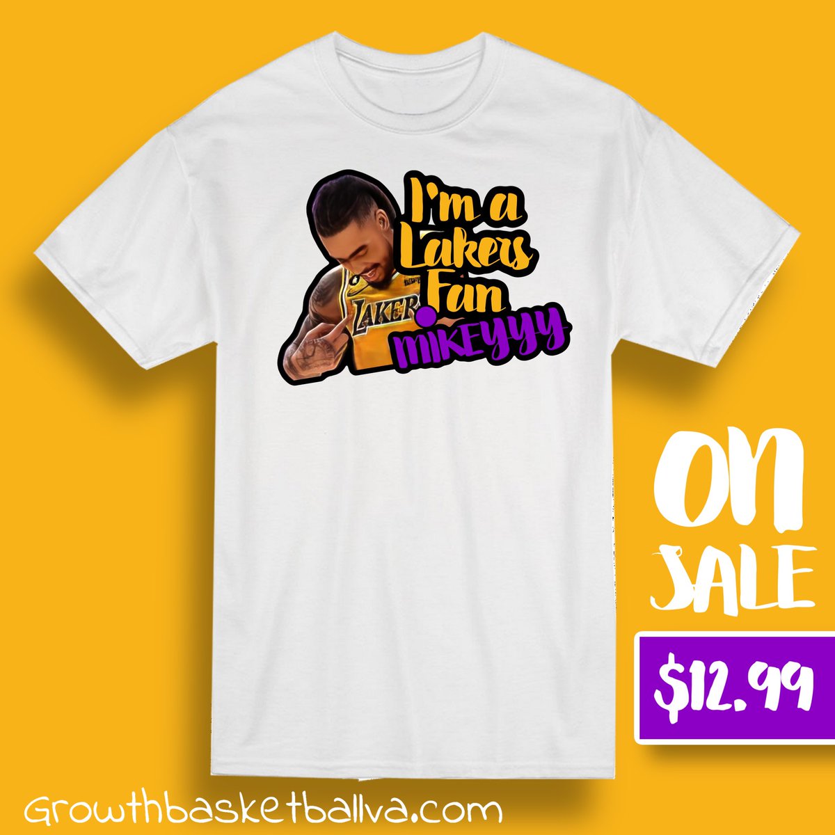 TheFilmRoomPod's tweet photo. I'm a Lakers Fan Mikeyyy Tees Available Now!!! @Dloading #dlo #dlopointgod #growthbasketball On Sale Now 💜💛https://t.co/nUMFOzEtbl https://t.co/Znxf7Hz7AC