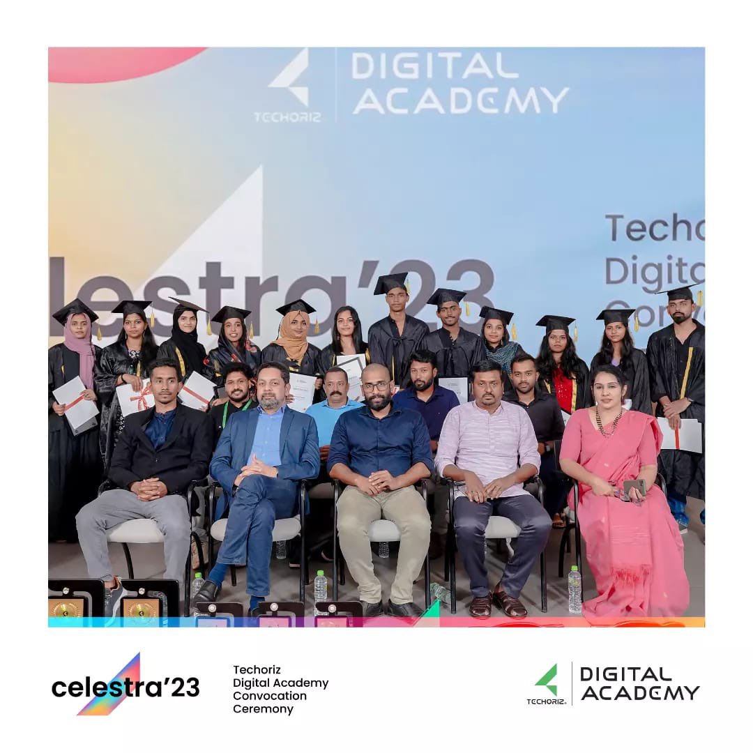 RkNadapuram's tweet photo. The Techoriz Digital Academy held its convocation ceremony on Friday, 17th March, to honor 12 students who had completed their Diploma and Advanced Diploma in Digital Marketing. The highlight of the event was the award of diplomas and advanced diplomas to the 12 students https://t.co/xUwCsI2iW8