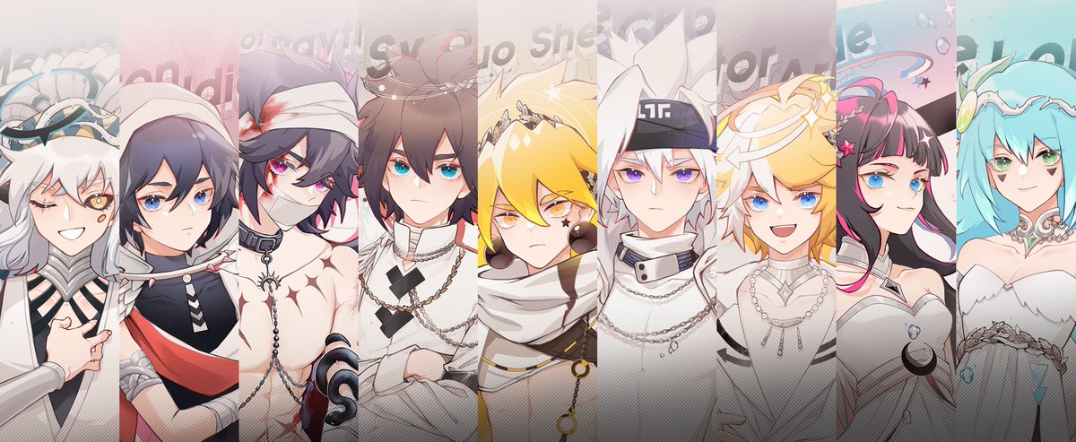 dinger712's tweet image. #凹凸世界 
去年这个时候画的天使系列
🍑🍔【玉和糖】约的稿←有兴趣的小伙伴去看看吧