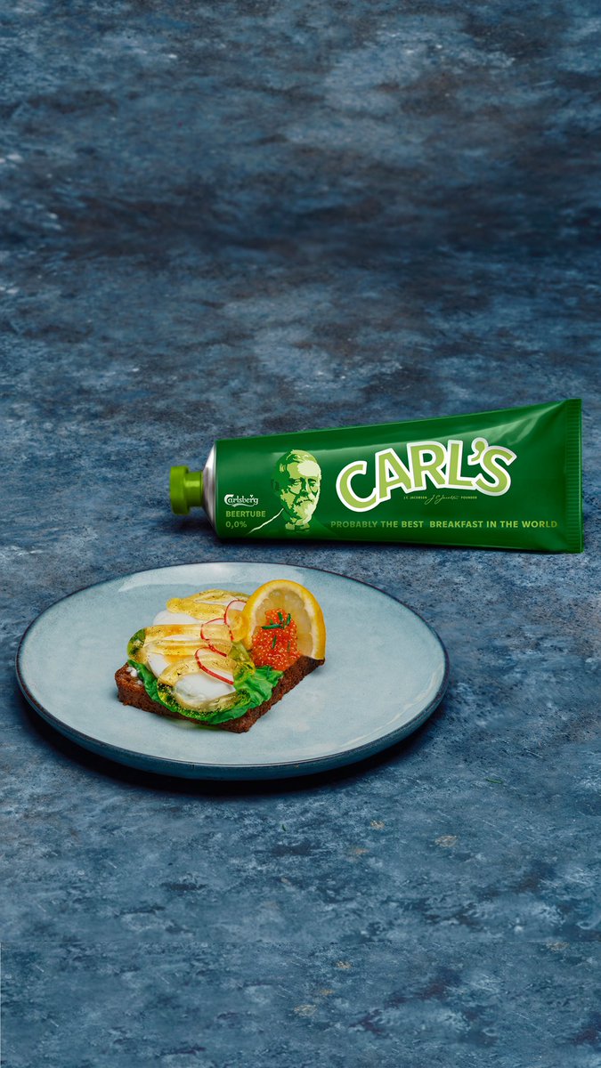 Idag lanserar vi världens första öl på tub! Äntligen kan du bre ut en kall, klick skummande öl på frukostmackan. Alkoholfri, näringsrik med extra lång hållbarhet. Skål för framtiden 🍻

mynewsdesk.com/se/carlsberg_s…