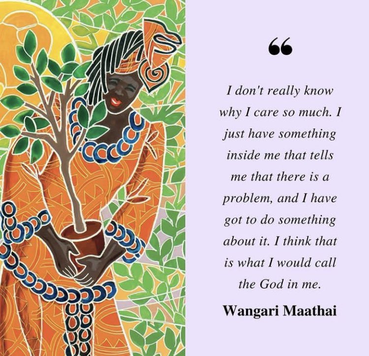 MathaiWanjira's tweet photo. On this April 1st Day we celebrate what would have been #WangariMaathai's 83rd Birthday. People who leave a legacy never die @WangariMaathai Happy Birthday mama❤️❤️ https://t.co/x2VpnLffED