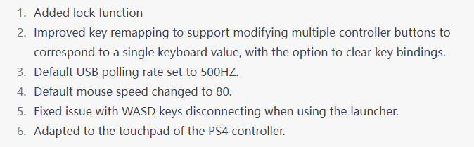 AIMZENIX's tweet photo. BLADER_V403_2023-03-02_Key1 Firmware Update
#BLADER
#keymouseconverter
#firmwareupdate
#lockfunction
#keyremapping
#USBpollingrate
#mousespeed
#WASDkeys
#PS4controller
#gamingtechnology https://t.co/aFB3gbTf9f