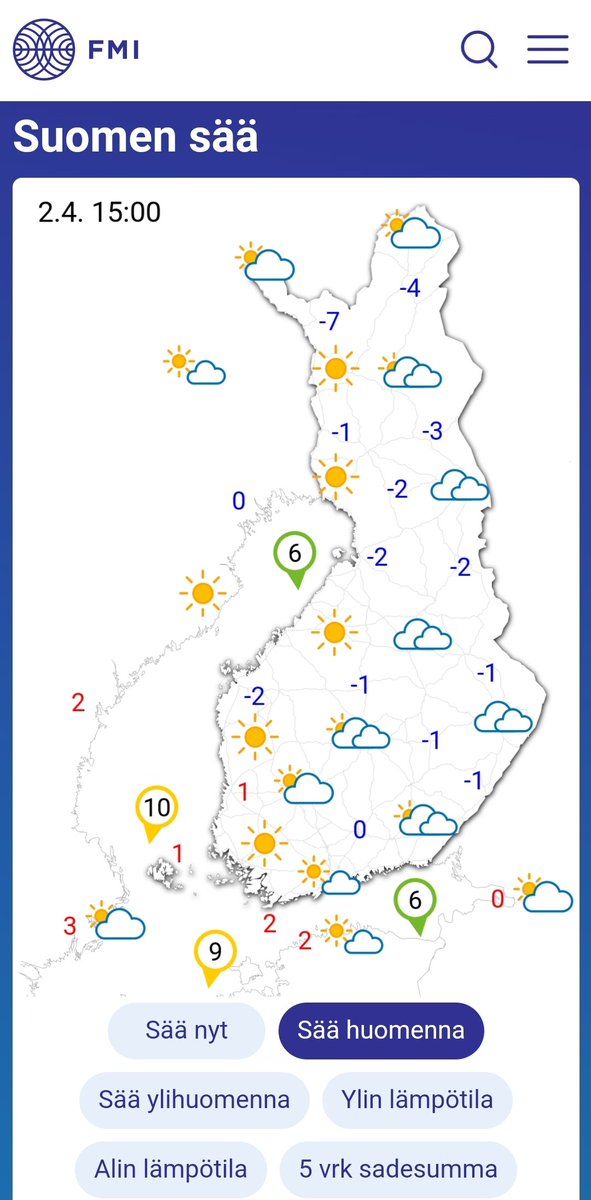 PietariKinnunen's tweet image. Huomisen sää on kaunis. Suosiiko se jotain puoluetta? #vaalit23