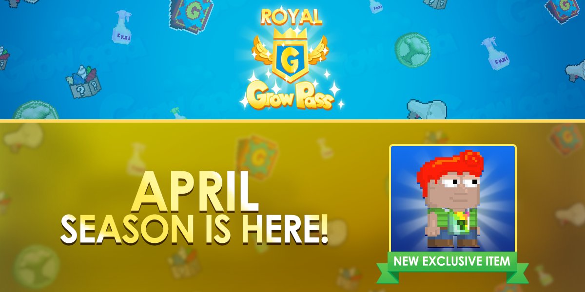 Growtopia Official on Twitter "Hey Growtopians! Take the April Grow