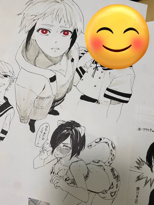 落書き整理中なんだけどこんなの書いてたなぁって気持ち 