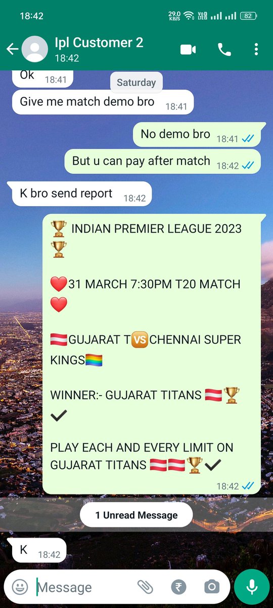 predictionguru8's tweet photo. #GTvCSK #MATCHRESULTS

#IPL2023 #GTvCSK #KKRvsPBKS 
#LSGvDC #IPL2023OpeningCeremony #IPLonJioCinema #ViratKohli𓃵 https://t.co/cTceAMYwj3
