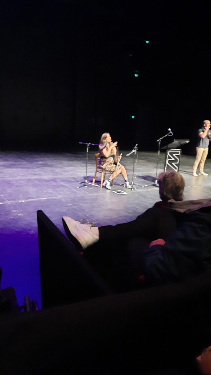 Started @micomfestival with Queerstories, which climaxed with @shesaws and a sing-along sea shanty.