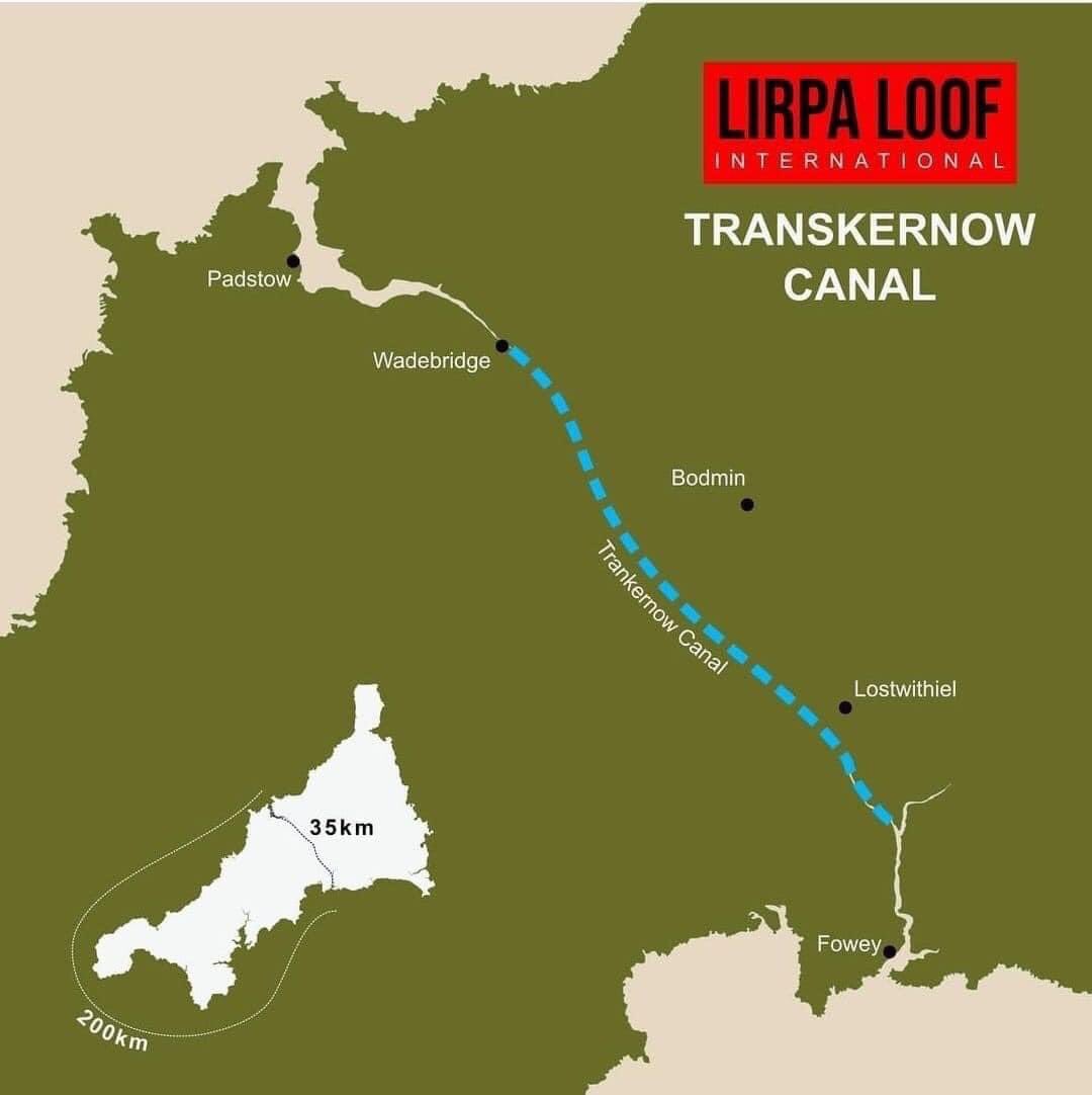 Trans-Kernow Canal plans approved. More habitat loss!