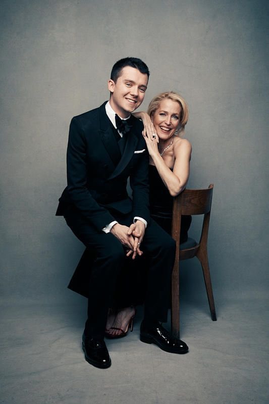 Gillian Anderson & Asa Butterfield
Happy Birthday Asa 