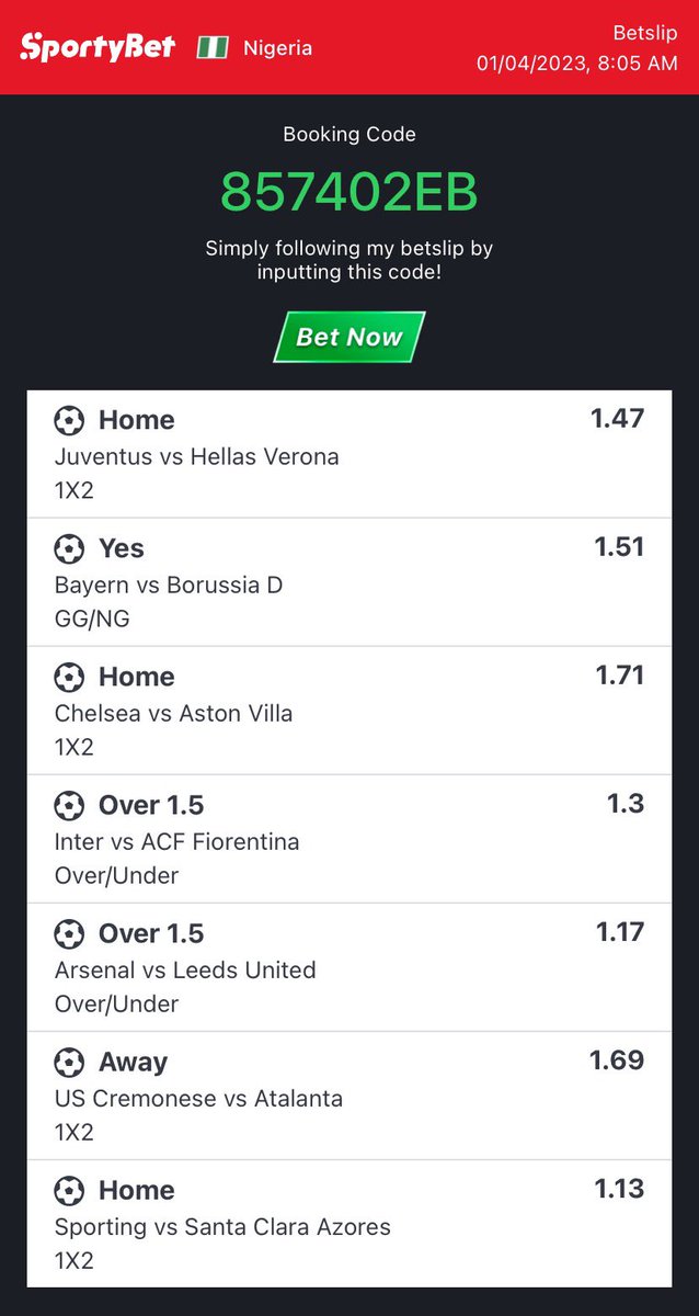 ALLGREENODDS's tweet photo. 26 odds 

10 odds 

Rt @Boochi_dgreat @Rockerbettipz @oddhunter3 @CastedTips @Gift_Analysis @DreyBossTips @DreyTipsAreena @Freshtip1 @GreenplaceTips @TipsGuru6 @Dhavidtips @kauchybet @Ayobamitips  @Kpstandfit @akanbithepunter  @WonderTips101 @DailyOdds_ https://t.co/uv7mzSjmSD