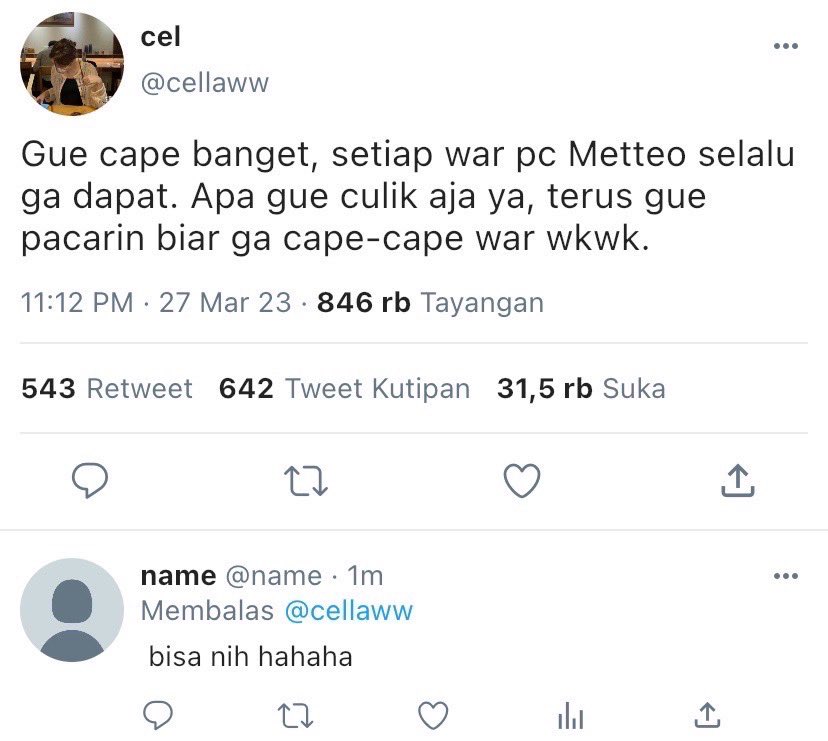 Na || barter kuesioner tweet media