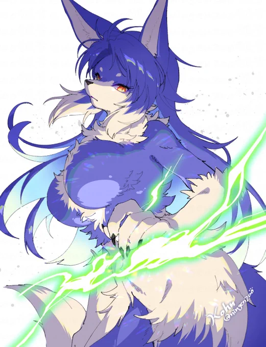 LINEモンファにこんな可愛いケモさんがいるなんて知らんかったぞ というラクガキ。 