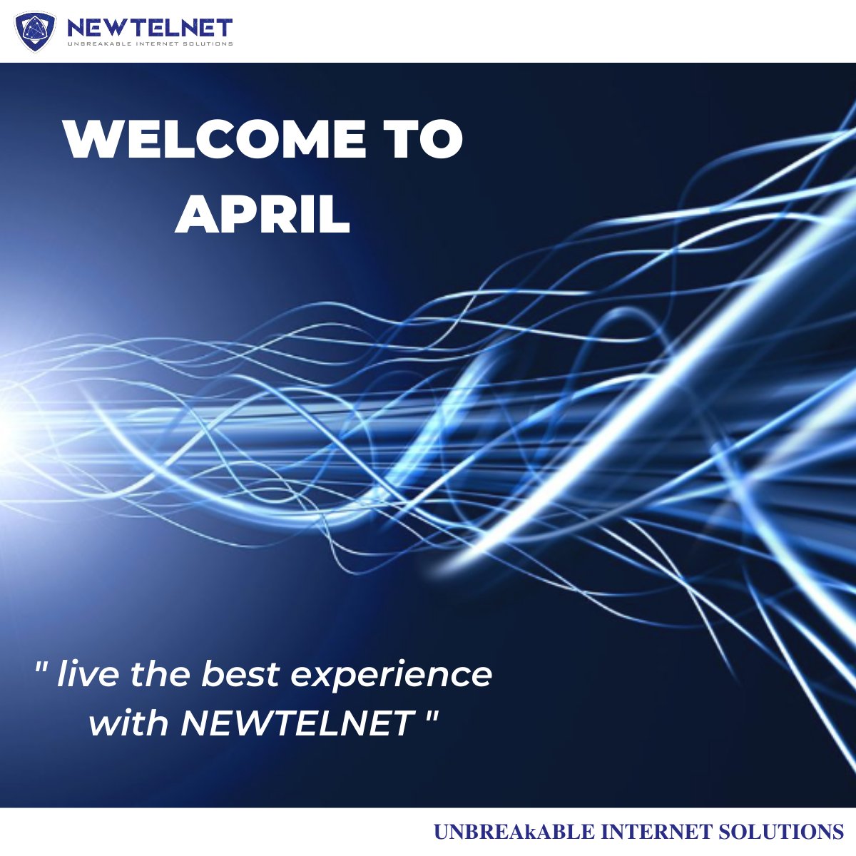 newtelnet's tweet photo. 𝗪𝗘𝗟𝗖𝗢𝗠𝗘 𝗧𝗢 𝗔𝗣𝗥𝗜𝗟
At the beginning of April, choose a partner who understands your needs and works to meet them.

𝘤𝘰𝘯𝘵𝘢𝘤𝘵-𝘶𝘴: contact@newtelnet.net https://t.co/DiI9scN7OY