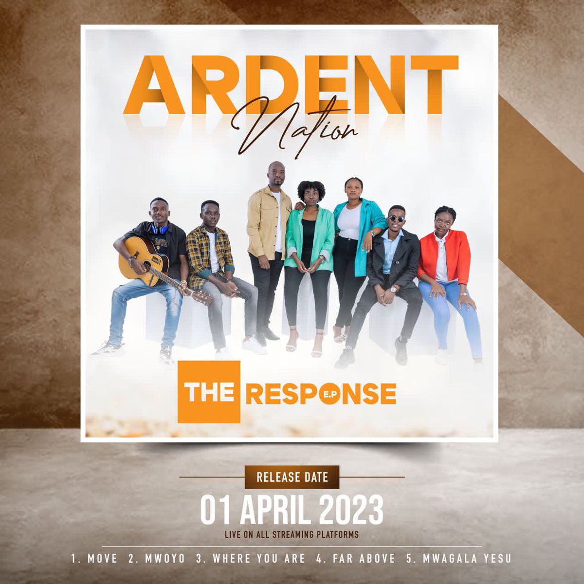 AaronKipya1's tweet photo. The #ResponseEP by @NationArdent is officially out. Thank you Holy Spirit. Receive all the Glory oh Lord.
Listen Now 👇🏾
Youtube - https://t.co/abVa59RdL4
Spotify - https://t.co/sQaY4Bta9g https://t.co/eyLbh0Wx2Q