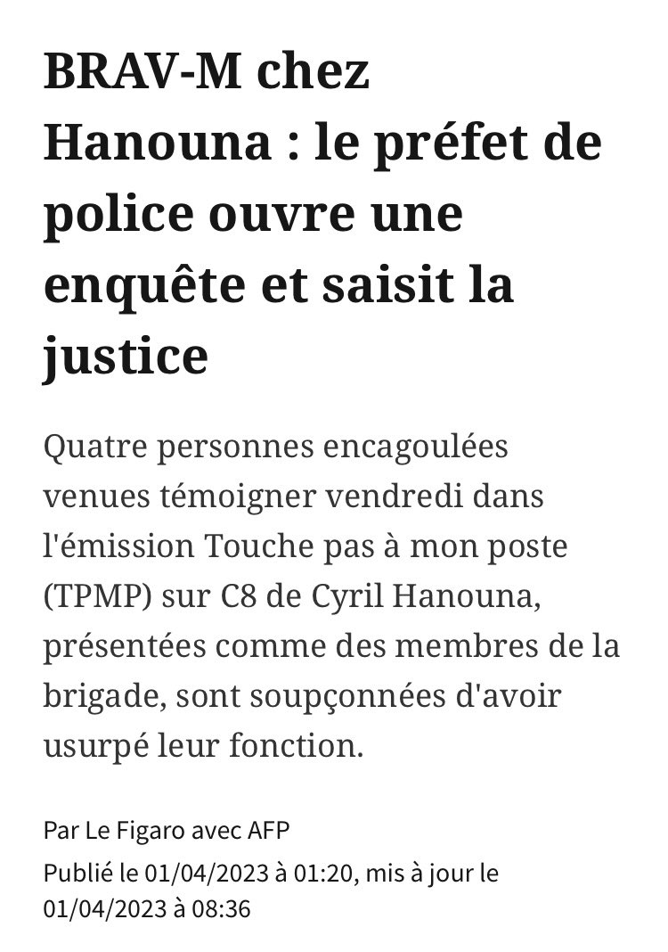 <a href="/morandiniblog/">Jean Marc Morandini</a> Vous nous parlez pas des policiers ?