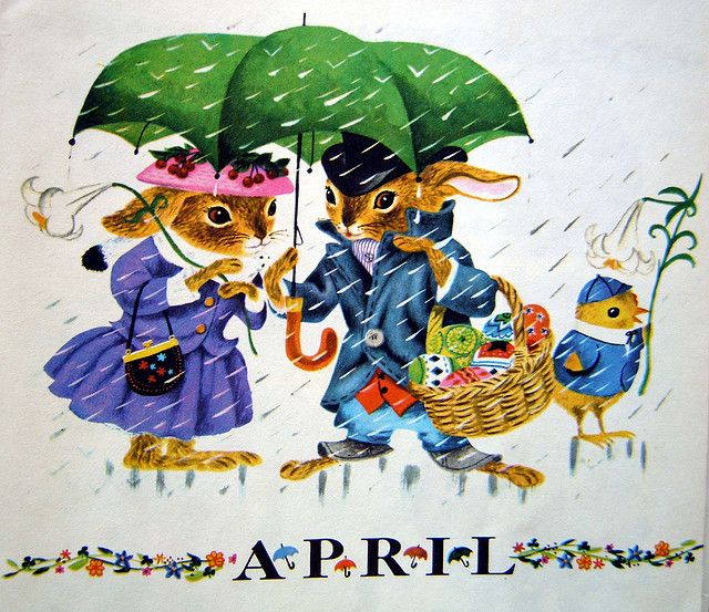 kidslitfest's tweet image. Hello April! #1stofApril 

Illustration: #RichardScarry 1965