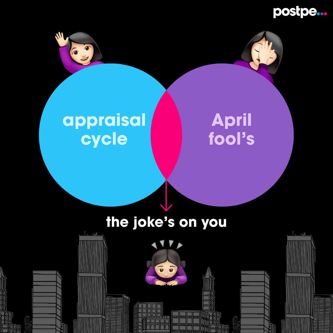 happy  a̶p̶p̶r̶a̶i̶s̶a̶l̶ April Fool’s Day to you too! 🤡

#postpe #AprilFoolsDay #appraisalday