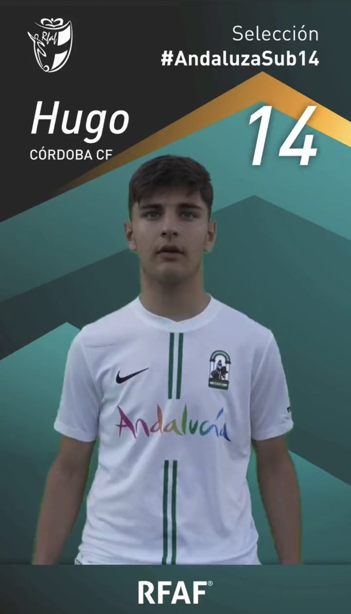 Cantera_CCF's tweet photo. 💪🏻Mucho ánimo a toda la selección andaluza🇳🇬 sub-14 y en especial a nuestro Hugo. 
#CanteraCCF https://t.co/bW8I96Ge3z